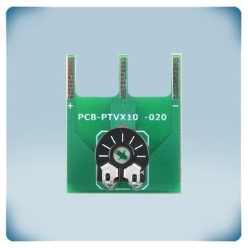 PCB with potentiometer