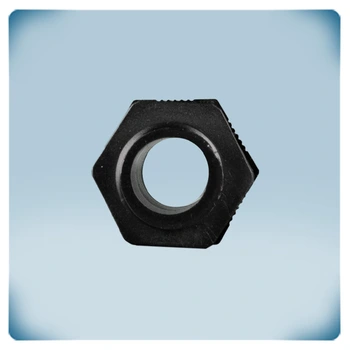 Black plastic component