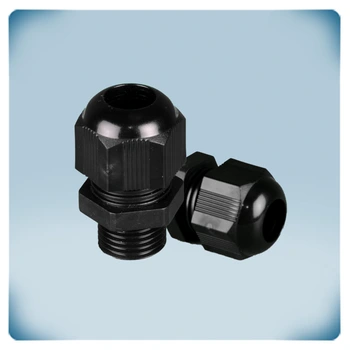 Black plastic component