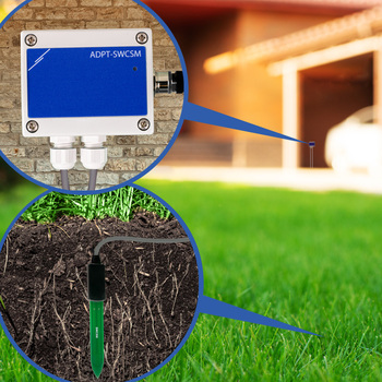 Moisture sensors in lawn care