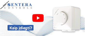 Elektroninio reguliatoriaus montavimas